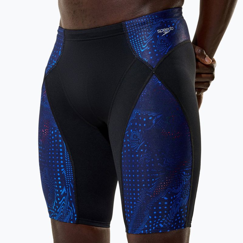 Pánske plavky jammery Speedo Endurance+ Max Compression Jammer black/blue 6