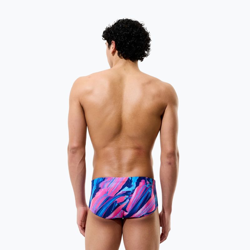 Pánske plavecké boxerky Speedo Printed 13.5 cm Brief brushy glitch/hope 5