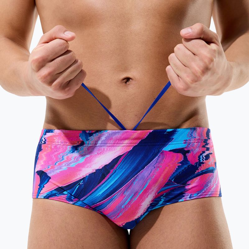 Pánske plavecké boxerky Speedo Printed 13.5 cm Brief brushy glitch/hope 7