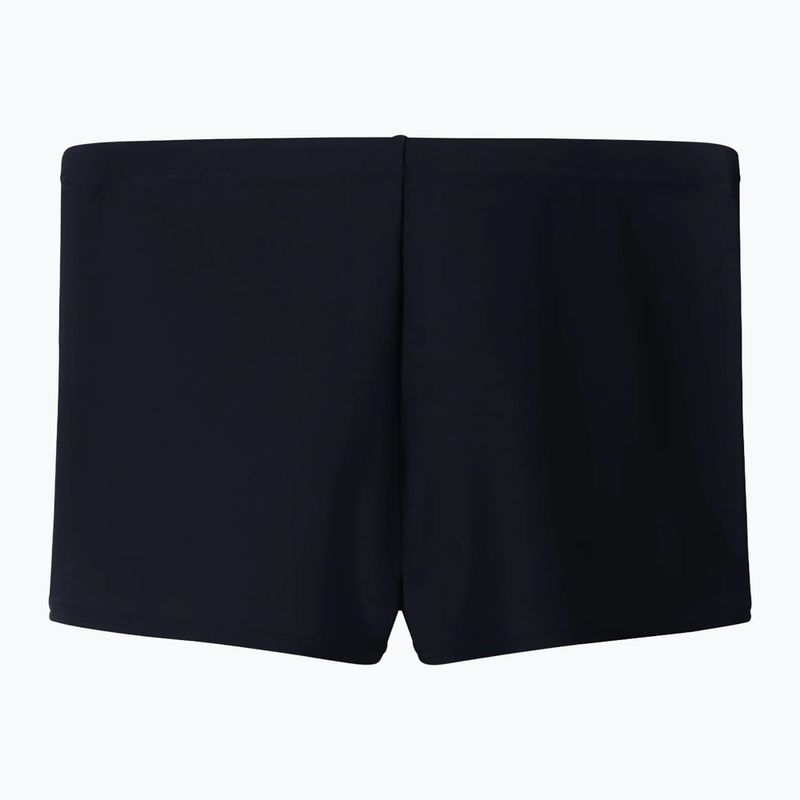 Pánske plavecké boxerky Speedo Medley Logo Aquashort anthracite/hyper teal 2