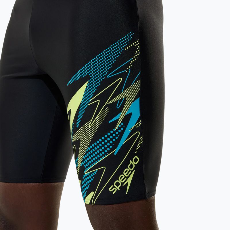 Pánske plavky jammery Speedo Medley Logo Jammer anthracite/hyper teal 6
