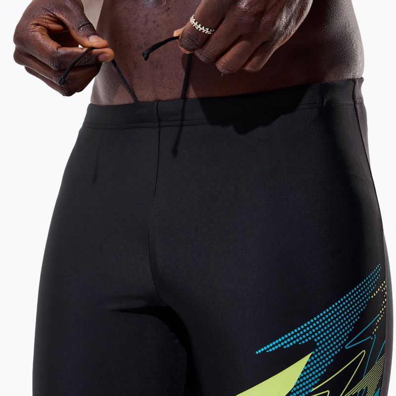 Pánske plavky jammery Speedo Medley Logo Jammer anthracite/hyper teal 7