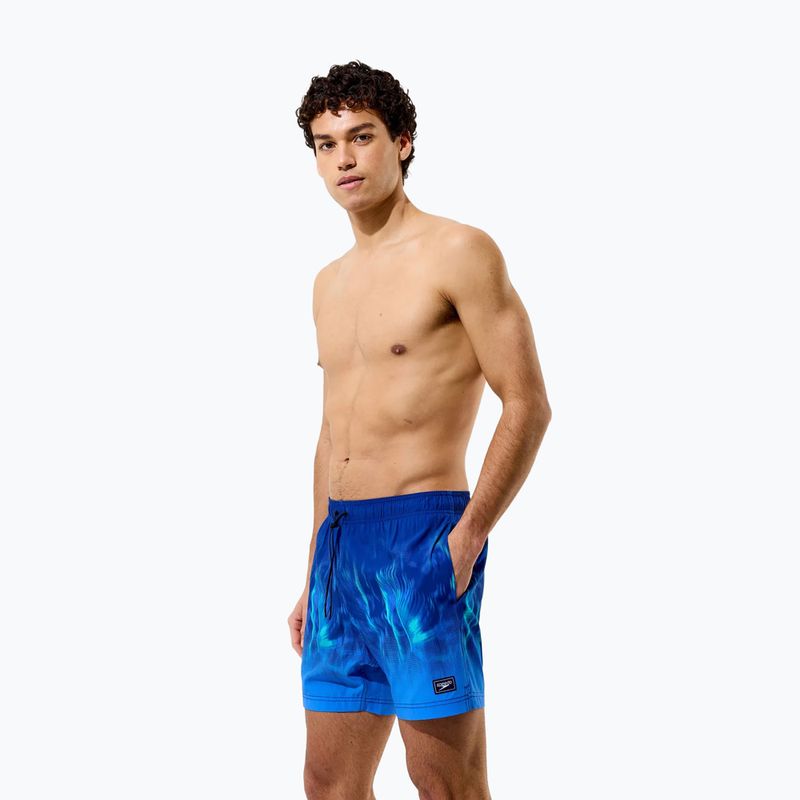 Pánske plavecké šortky Speedo Printed Redondo Edge Volley 16" night watch 3