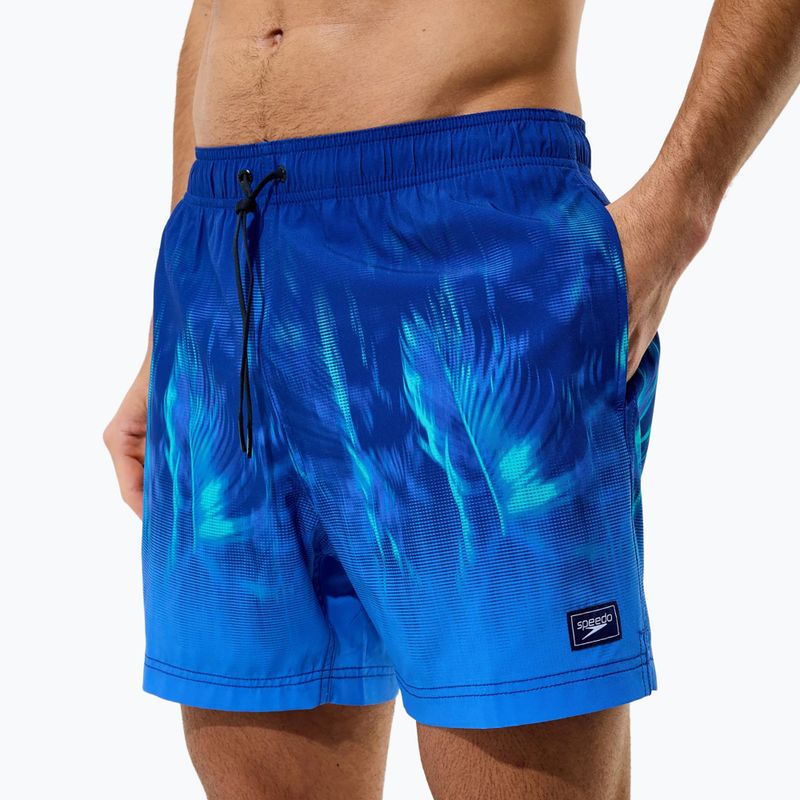Pánske plavecké šortky Speedo Printed Redondo Edge Volley 16" night watch 4