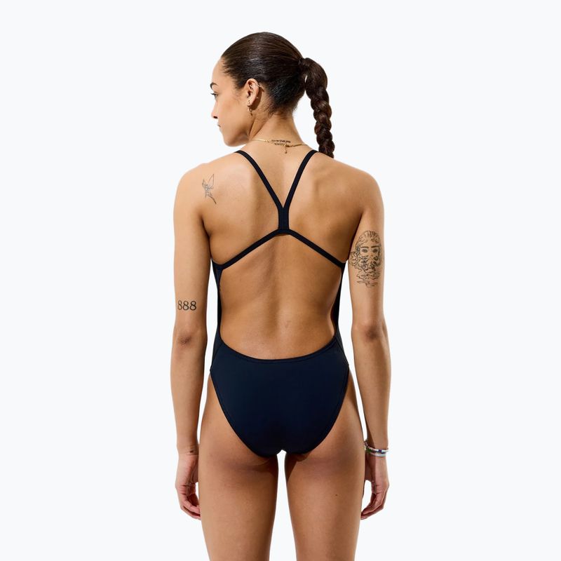 Dámske jednodielne plavky Speedo Solid Endurancex V-Back 2.0 team black 4