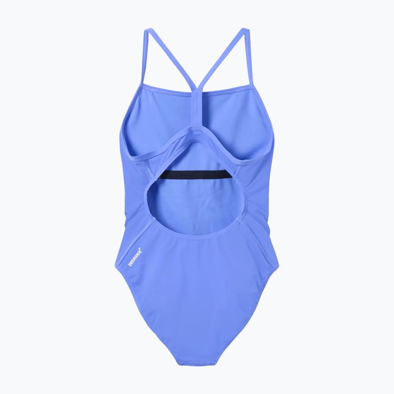 Dámsky jednodielny plavkový úbor Speedo Endurance+ Logo Thin Strap moonlight lavender 2