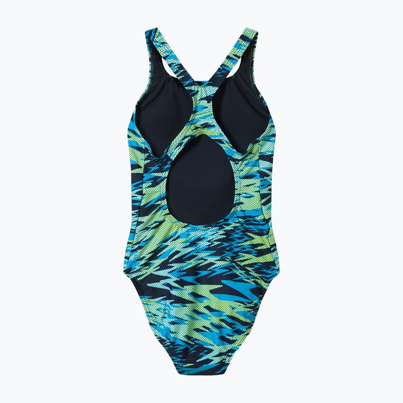 Dámske jednodielne plavky Speedo Hyperboom Print Medalist hyper teal 8