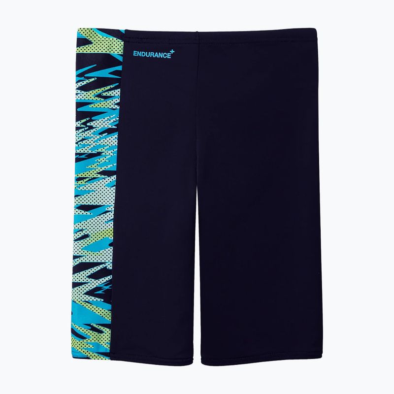 Detské plavky jammer Speedo Hyperboom Splice Jammer anthracite/hyper teal 2
