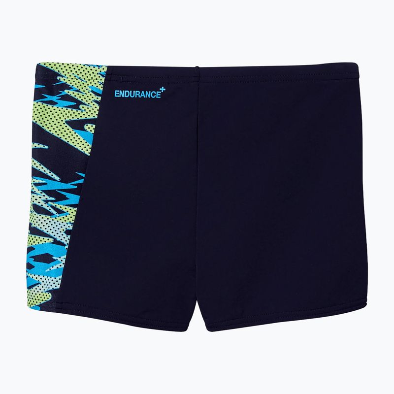 Chlapčenské plavecké boxerky Speedo Hyperboom Splice Aquashort anthracite/hyper teal 2