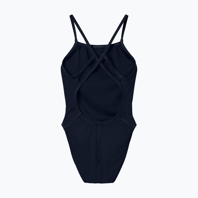 Dámske jednodielne plavky Speedo Solid Endurancex Strappy Back team black 2