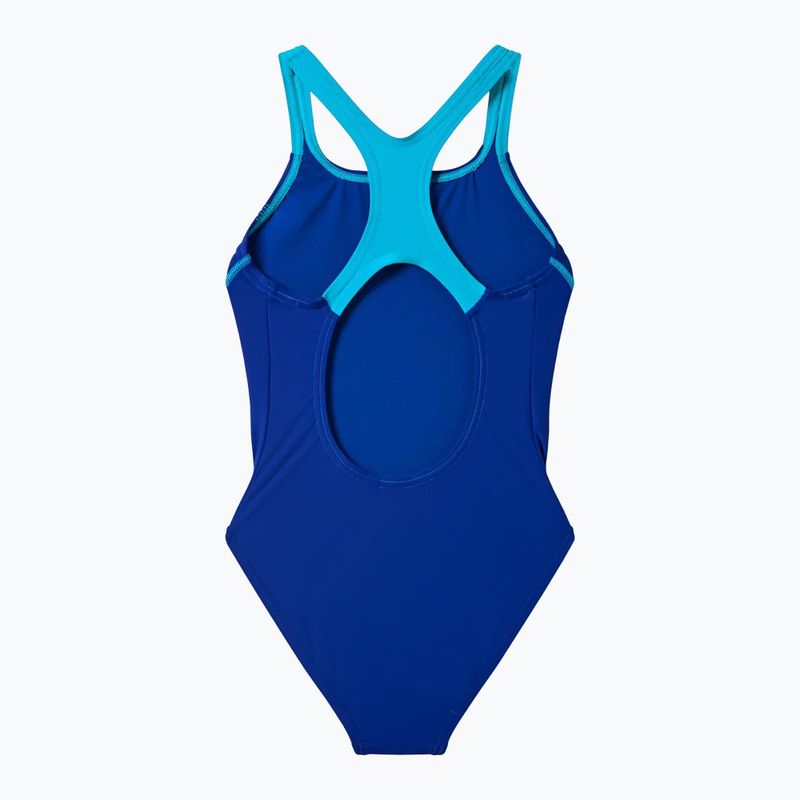 Detské jednodielne plavky Speedo Medley Logo Medalist night watch/hyper teal 2