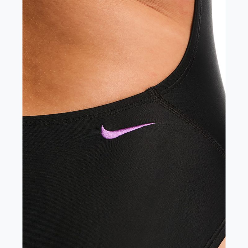 Dámske jednodielne plavky Nike Logo Graphic bright violet 5