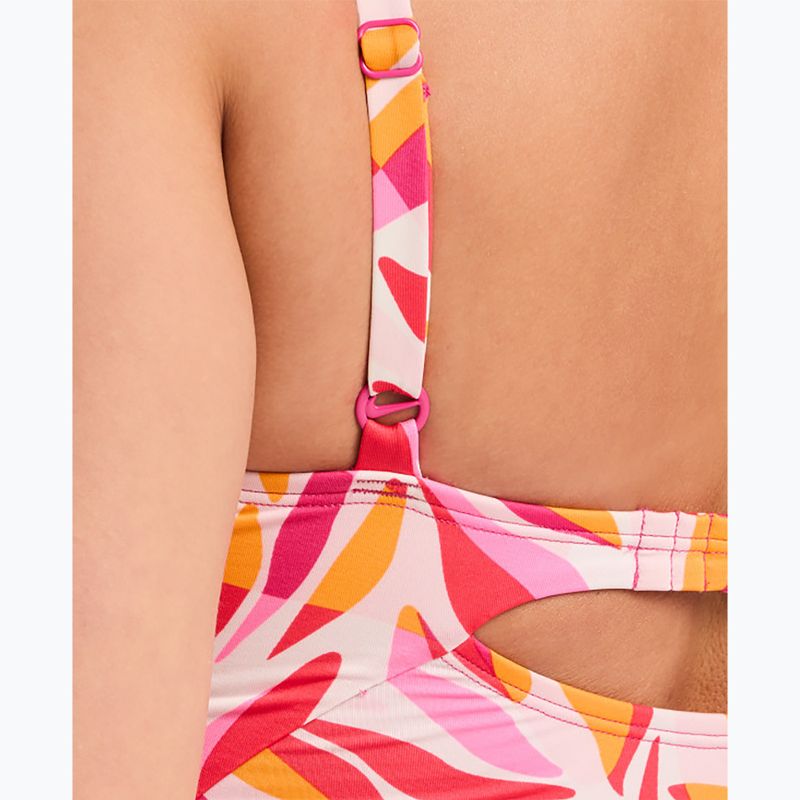 Dámske jednodielne plavky Nike V-Neck desert pink 4