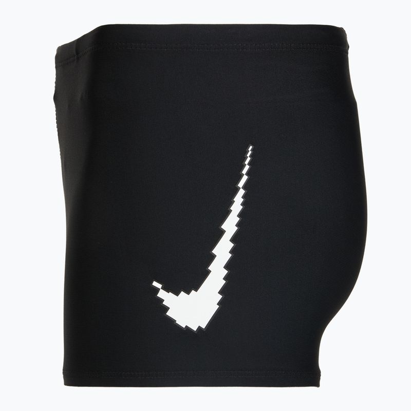 Chlapčenské plavecké boxerky Nike Logo Graphic Square Leg black 3