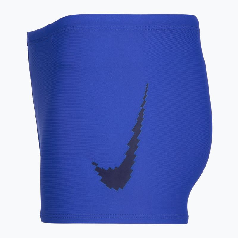 Chlapčenské plavecké boxerky Nike Logo Graphic Square Leg game royal 3