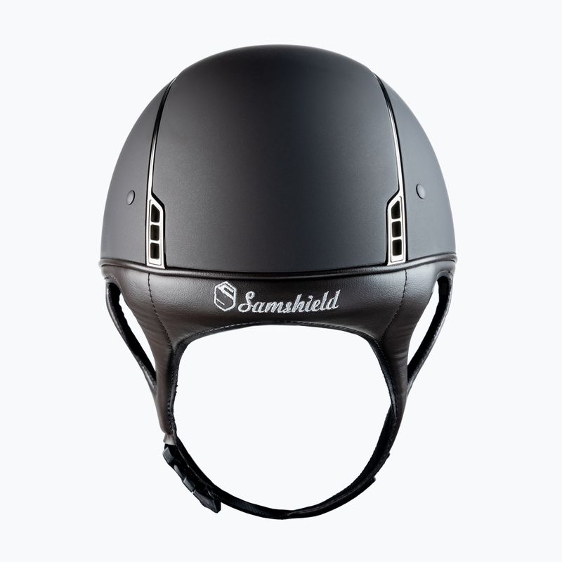 Samshield Shadowmatt 5 Swarovski hnedá jazdecká prilba 3125659667491 3