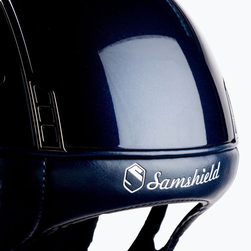 Samshield Shadow Glossy navy blue jazdecká prilba 3125659666968 7