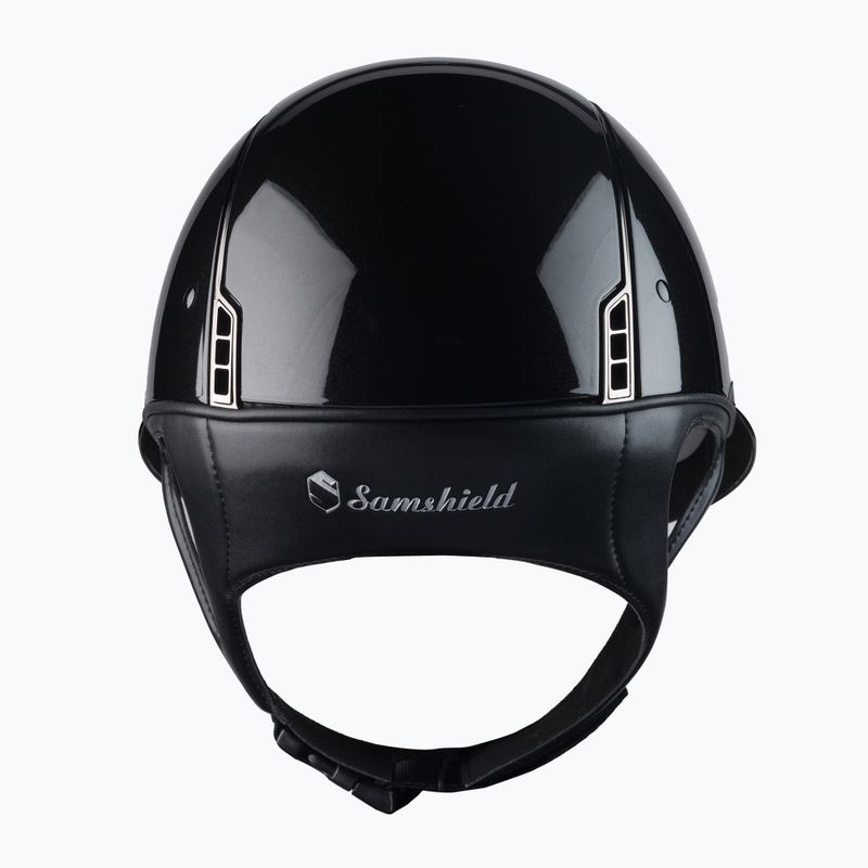 Samshield Miss Shieldshadow Lesklá čierna jazdecká prilba 3125659030844 3