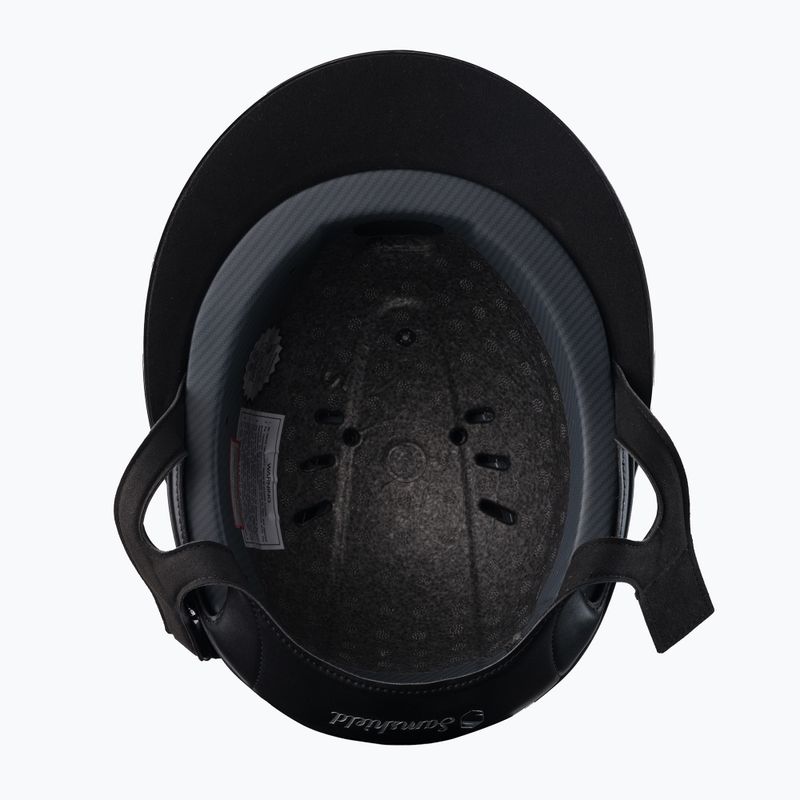 Samshield Miss Shieldshadow Lesklá čierna jazdecká prilba 3125659030844 5