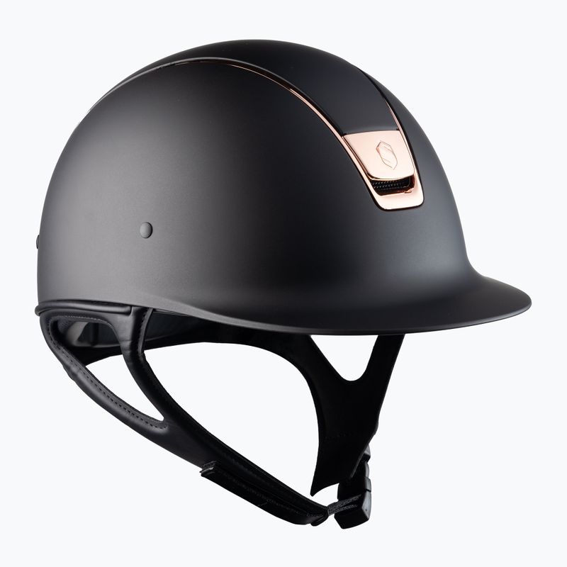 Samshield Shadowmatt Rose Gold Trim Blason jazdecká prilba čierna 3125659666777