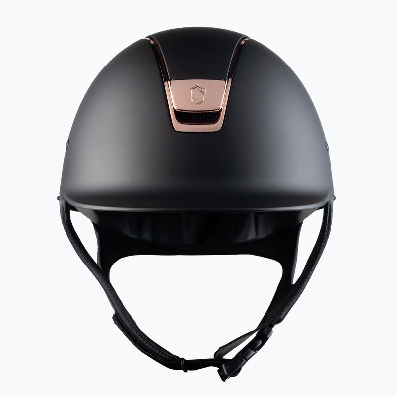 Samshield Shadowmatt Rose Gold Trim Blason jazdecká prilba čierna 3125659666777 2