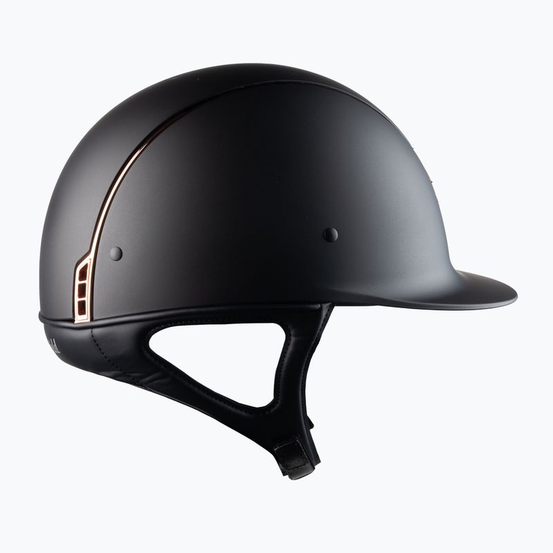 Samshield Shadowmatt Rose Gold Trim Blason jazdecká prilba čierna 3125659666777 4