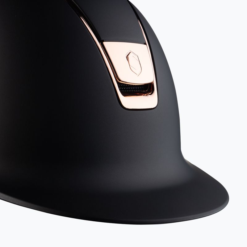 Samshield Shadowmatt Rose Gold Trim Blason jazdecká prilba čierna 3125659666777 6