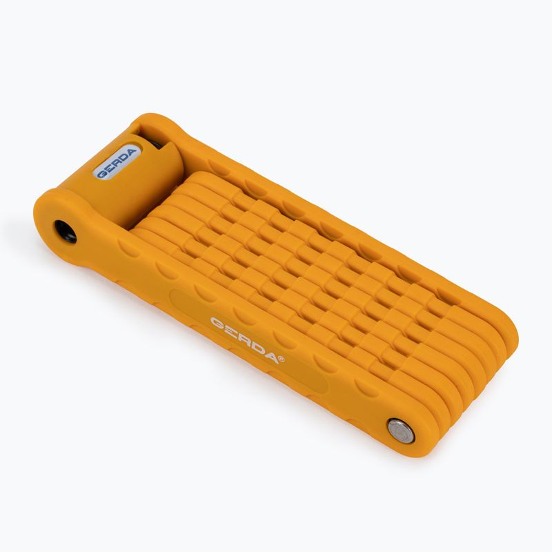 Zámok na bicykel Gerda Fold Lite 950V žltý 0SF00095000.MXV2YP