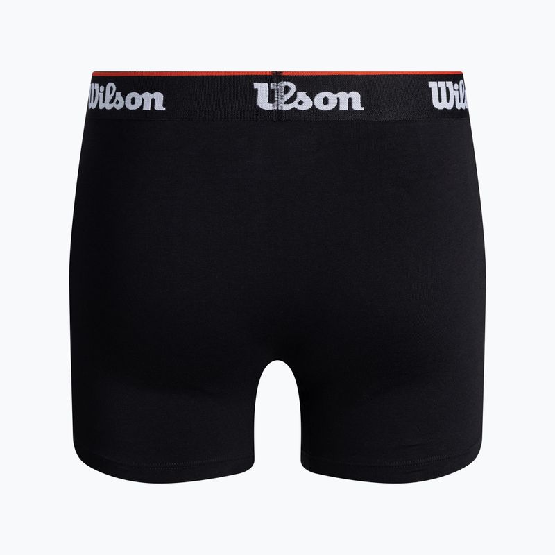 Pánske boxerky Wilson 2-Pack čierne, sivé W875H-270M 5