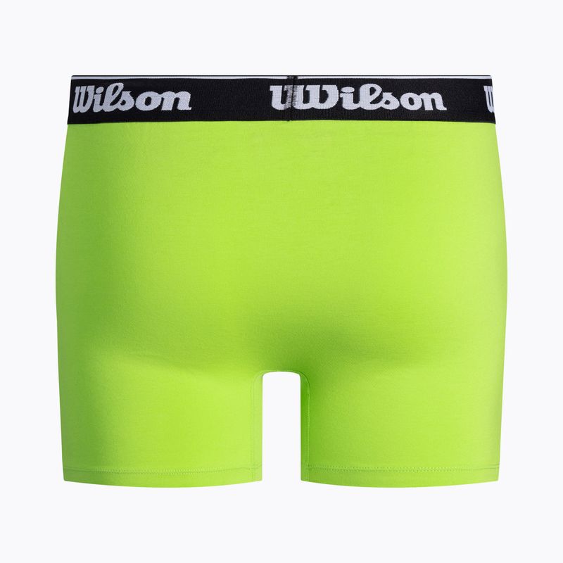 Pánske boxerky Wilson 2 pack black/green W875V-270M 5