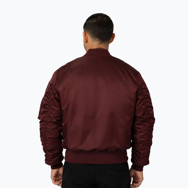 Pánska bunda Pitbull Ma 1 Verano Bomber black 2