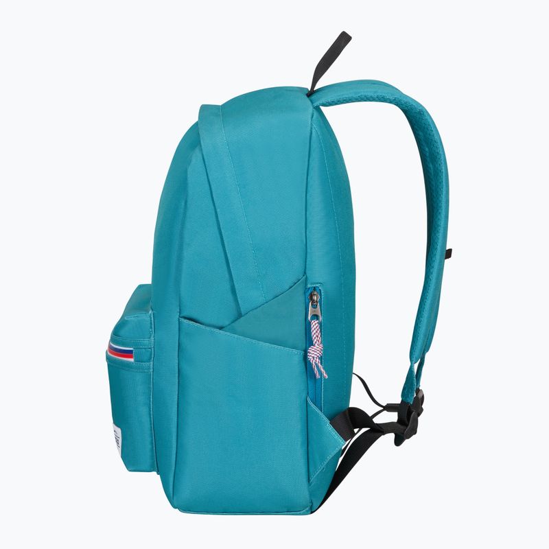 American Tourister Batoh Zip 19,5 l teal city backpack 5