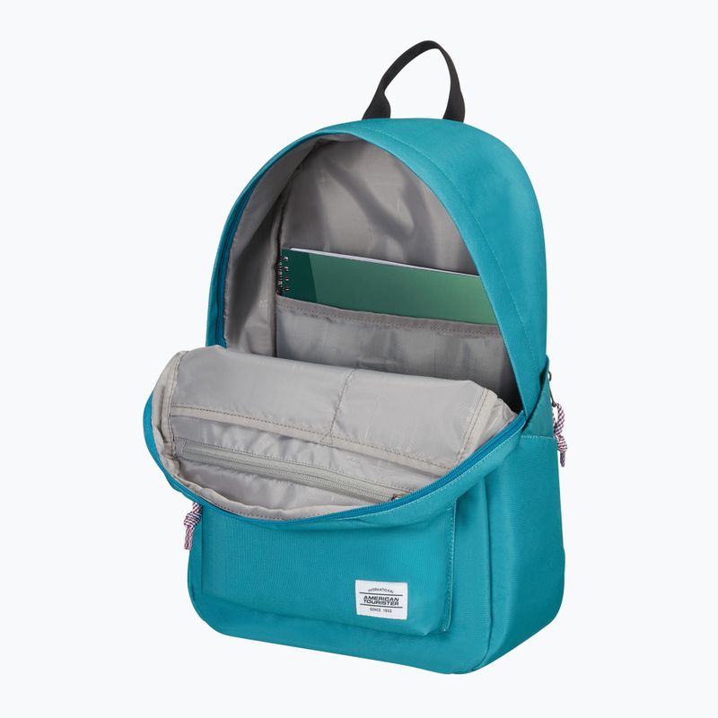 American Tourister Batoh Zip 19,5 l teal city backpack 6