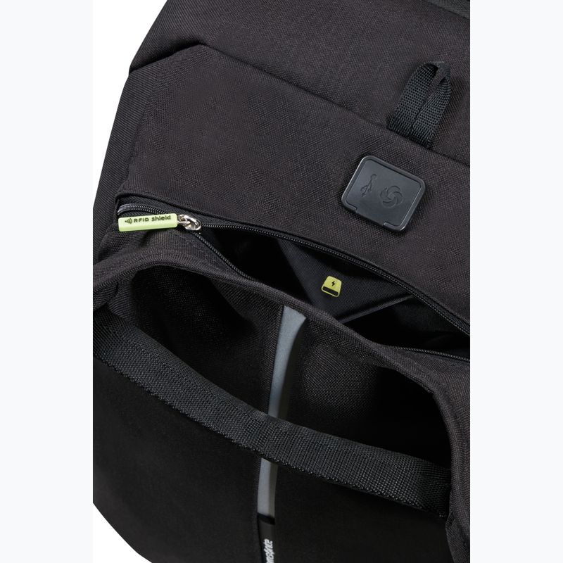 Samsonite Securipack 30 l mestský batoh čierna oceľ 9