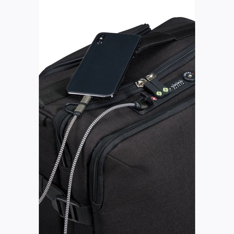 Cestovný kufor Samsonite Securipack 39 l čierna oceľ 12