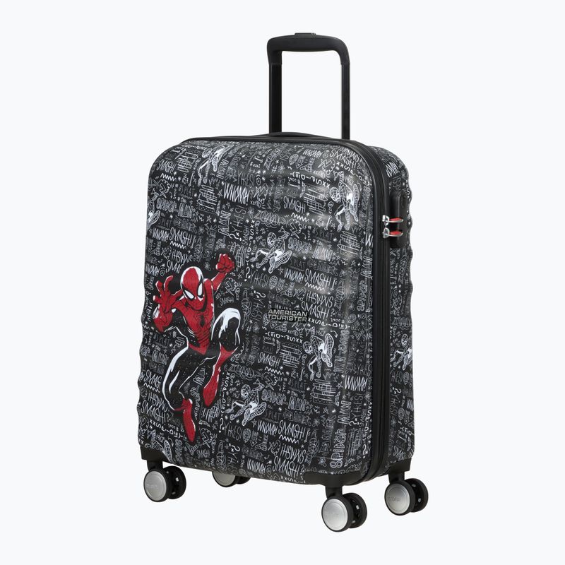 Cestovný kufor American Tourister Spinner Marvel 36 l spiderman sketch pre deti 2