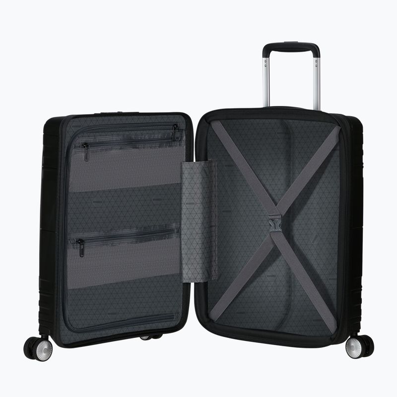 Cestovný kufor American Tourister Spinner 55 EXP 45 l sivý/melanžový 7