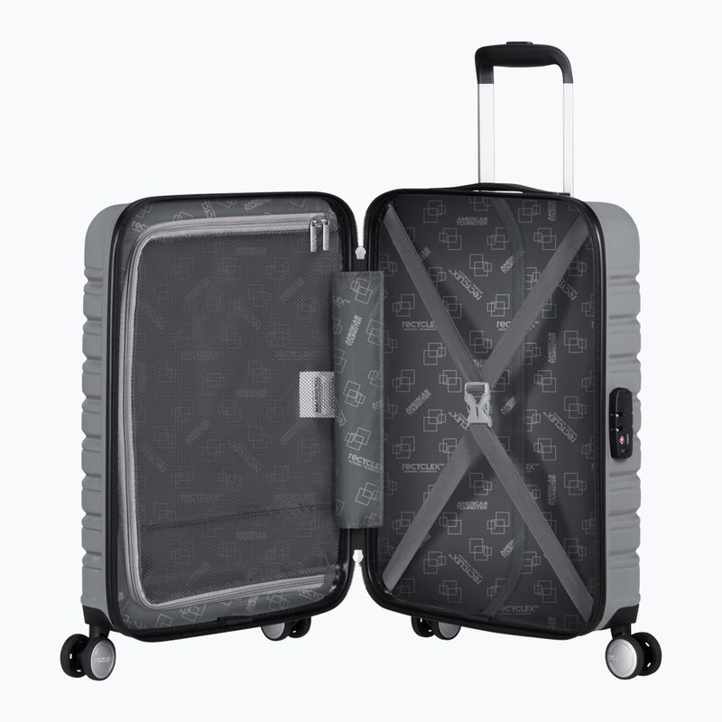Cestovný kufor American Tourister Flashline Spinner 34 l sky silver 4