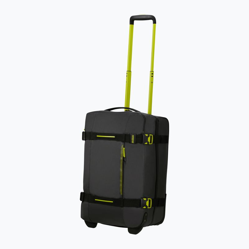 Cestovný kufor American Tourister Urban Track Duffle s kolieskami 55 l čierny / limetkový 6