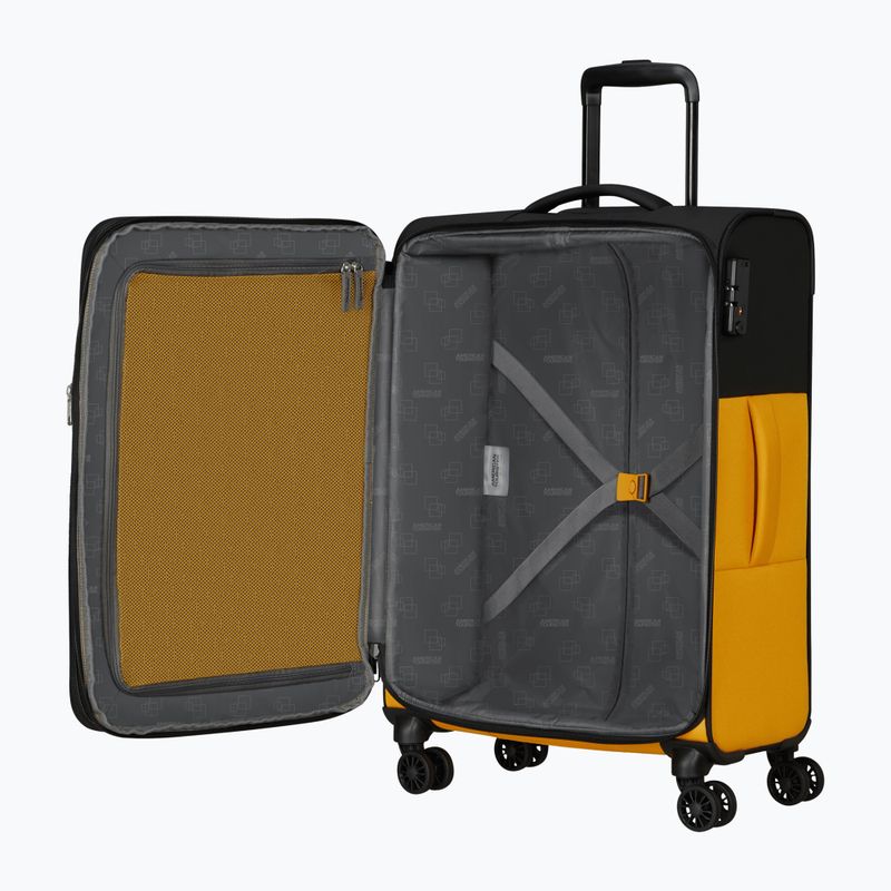 Kufor American Tourister Daring Dash 117 l čierna / žltá 6