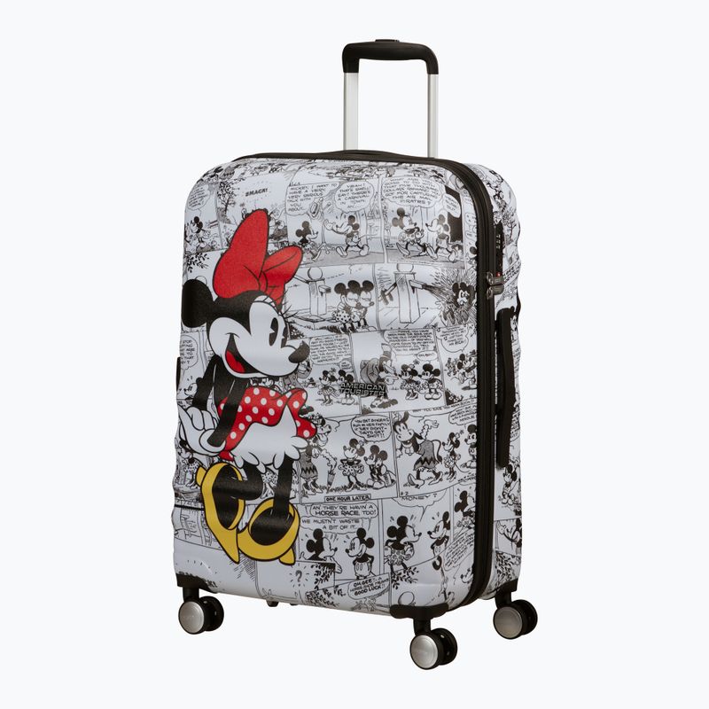 Cestovný kufor American Tourister Disney Wavebreaker 64 l minnie comics white 2