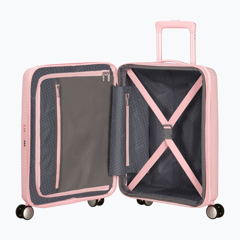 Cestovný kufor American Tourister Soundbox 41 l v pastelovo ružovej farbe 6