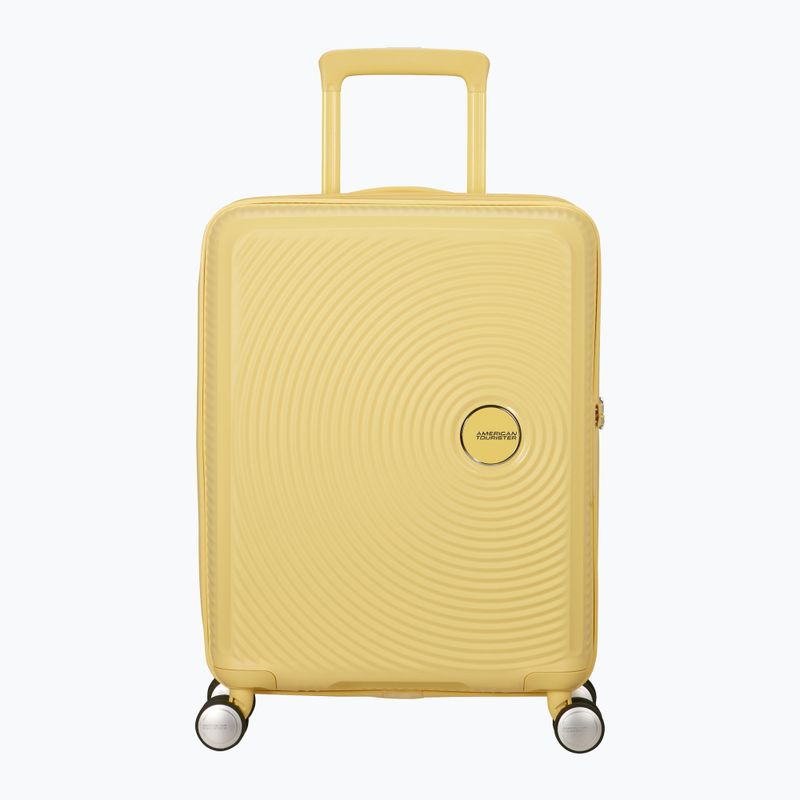 Cestovný kufor American Tourister Soundbox 41 l pastelovo žltý