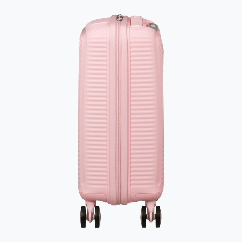 Cestovný kufor American Tourister Soundbox Mini 22 l v pastelovo ružovej farbe 3