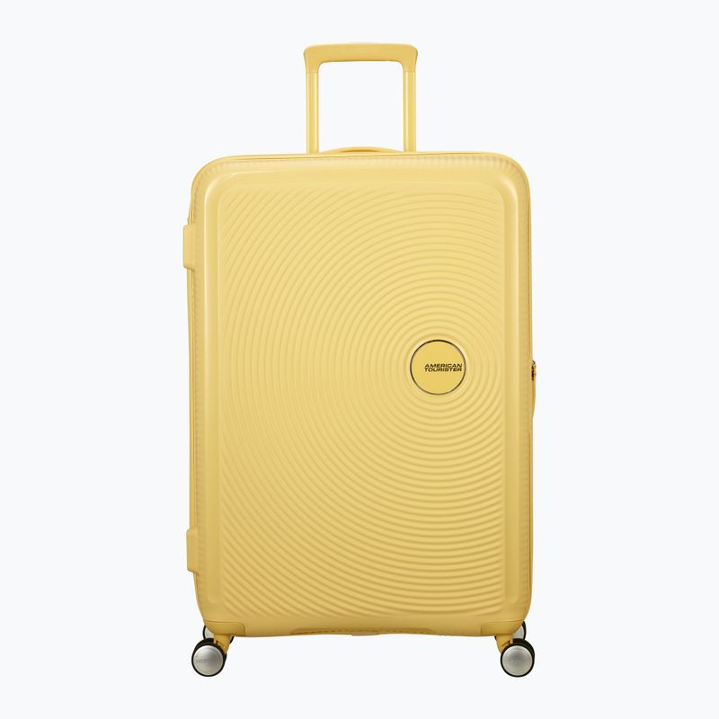Cestovný kufor American Tourister Soundbox 110 l pastelovo žltý