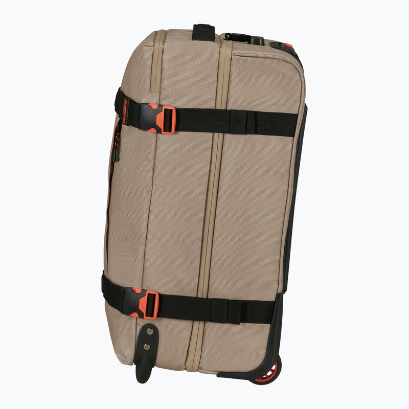 Cestovný kufor American Tourister Urban Track Duffle s kolieskami 55 l béžový / oranžový 3