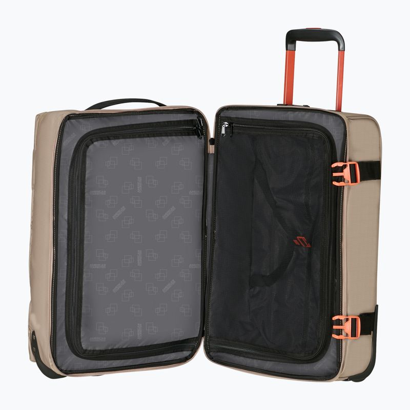 Cestovný kufor American Tourister Urban Track Duffle s kolieskami 55 l béžový / oranžový 5