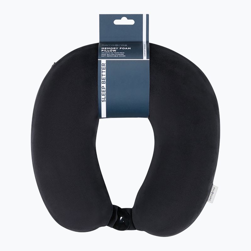 Čierny vankúš Samsonite Memory Foam black 3