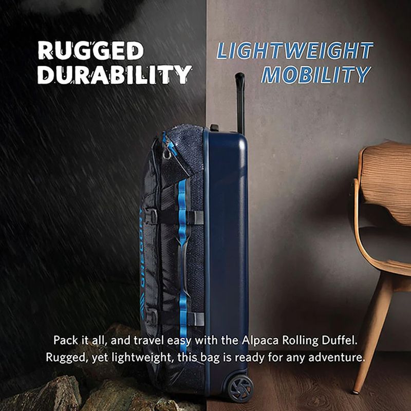 Cestovná taška Gregory Alpaca Wheeled Duffel 100 l obsidian black 6