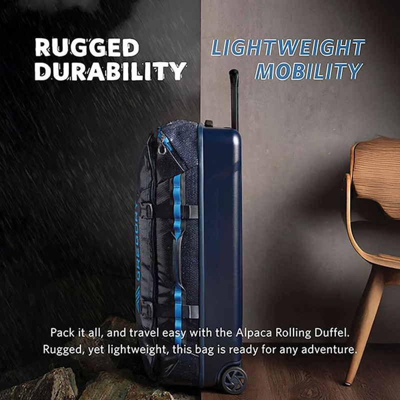 Cestovná taška Gregory Alpaca Wheeled Duffel 100 l slate blue 4